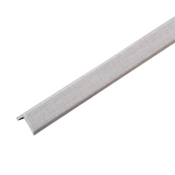 Ukončovací lišta SPC Tweed Tmavý Mat 1 x 2 cm – 2,8 m