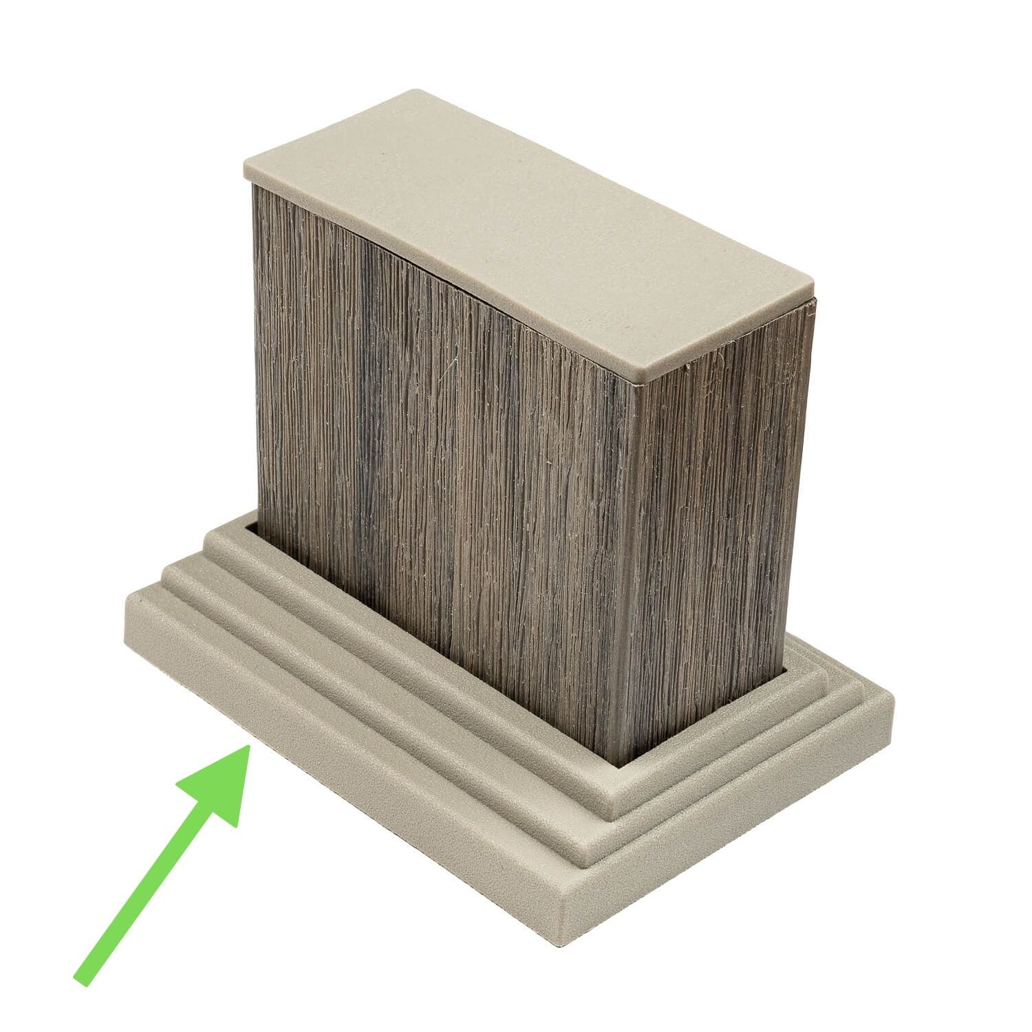 Upevňovací prvek pro dekorativní profily Premium Antique 9 x 4 cm Upevňovací prvek pro dekorativní profily Premium Antique 9 x 4 cm