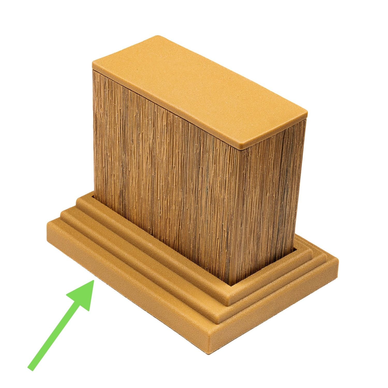 Upevňovací prvek pro dekorativní profily Premium Dub Winchester 9 x 4 cm Upevňovací prvek pro dekorativní profily Premium Dub Winchester 9 x 4 cm