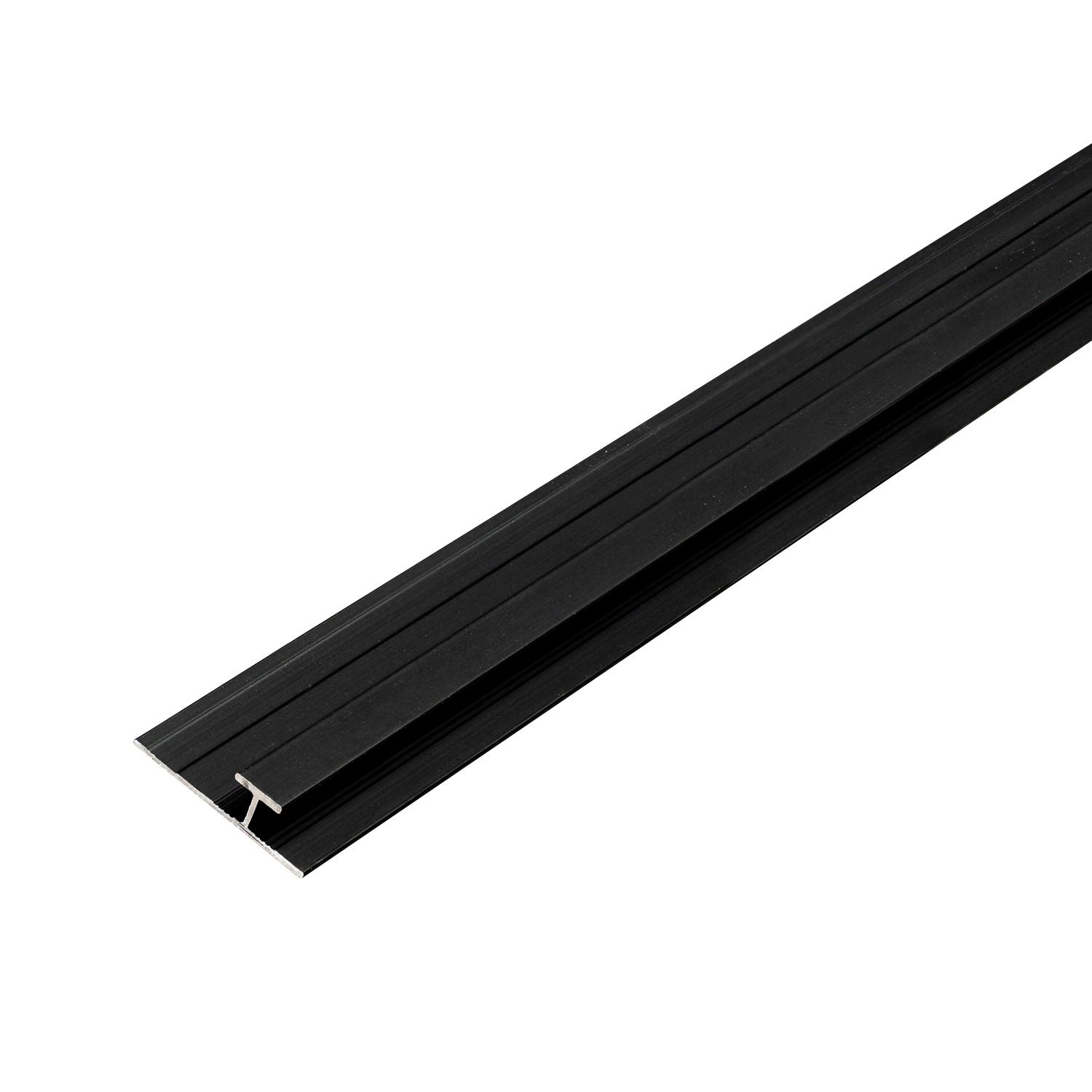Hliníkový spojovací profil 4,5 mm pro nástěnné panely Černý Mat – 2,9 m Hliníkový spojovací profil 4,5 mm pro nástěnné panely Černý Mat – 2,9 m