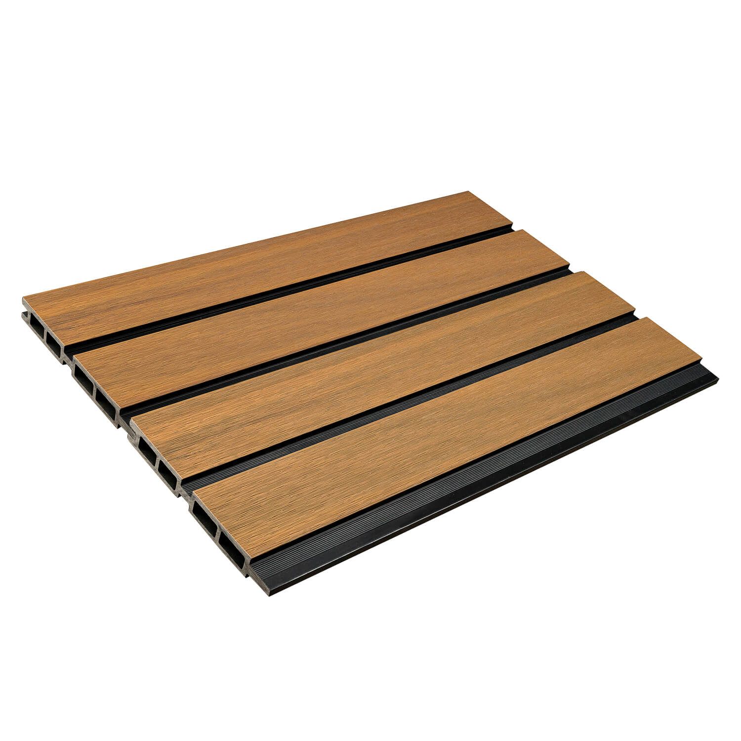 Lamelové plotové prkno DUO Premium Amber / Černý- 1,8 m