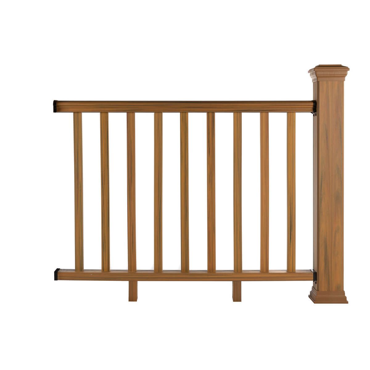 Balustrada kompozytowa Amber 140 x 113 cm (1 słupek)