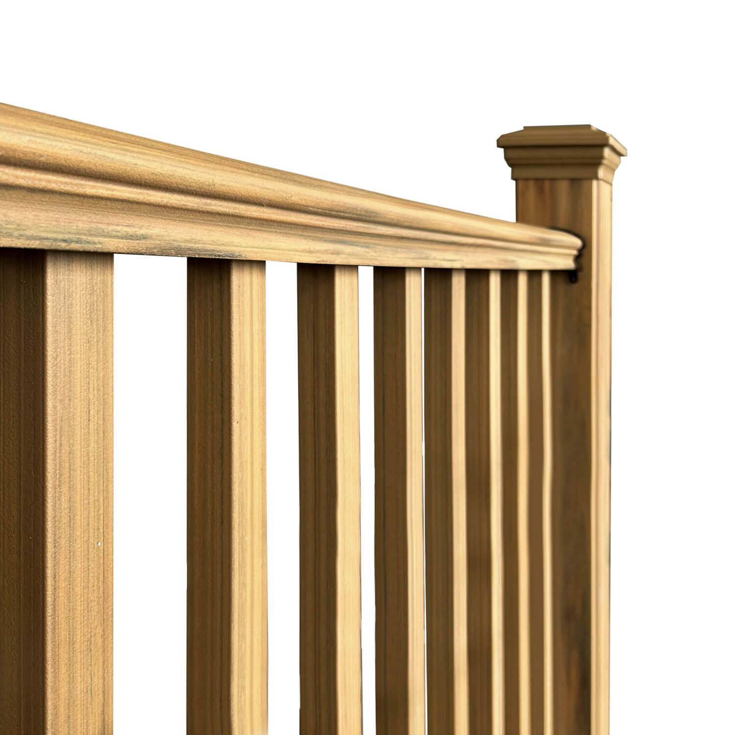 Balustrada kompozytowa Dąb Winchester 157 x 113 cm (2 słupki)