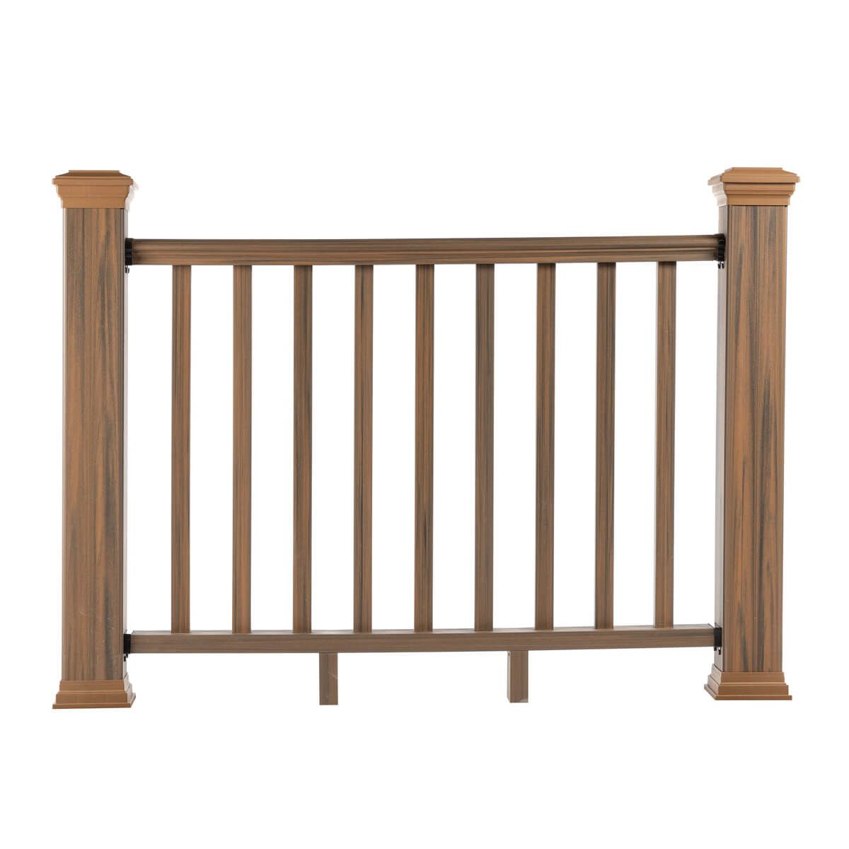 Balustrada kompozytowa Teak 157 x 113 cm (2 słupki)