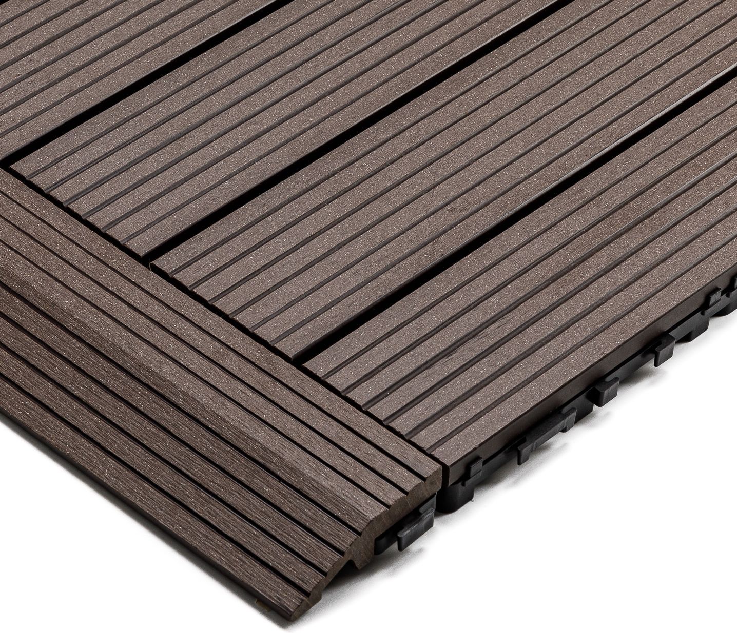 Podest Tarasowy Kompozytowy Boczny Ciemny Brąz