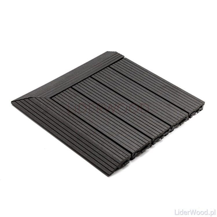 Podest Tarasowy Kompozytowy Narożny Prawy Antracyt