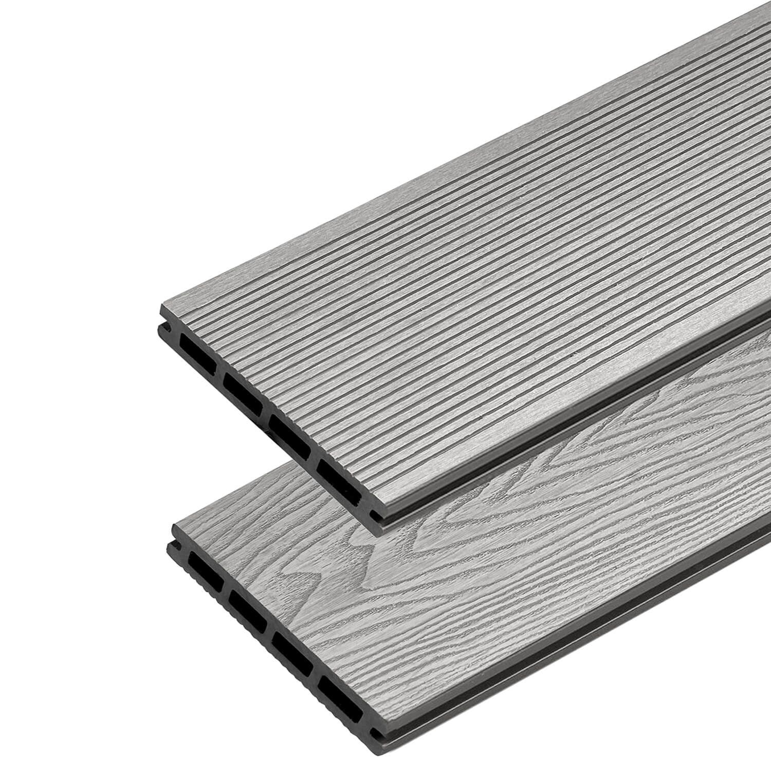 Deska Tarasowa Kompozytowa 3D Classic Ciepły Szary – dł. 4 m