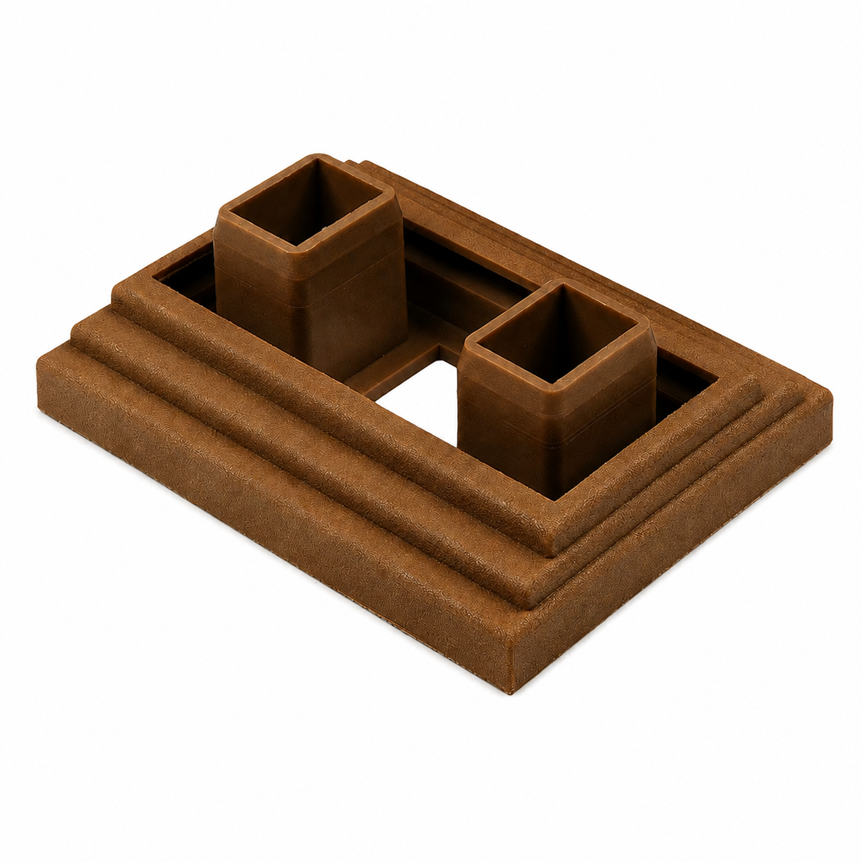 Upevňovací prvek pro dekorativní profily Premium Teak 9 x 4 cm
