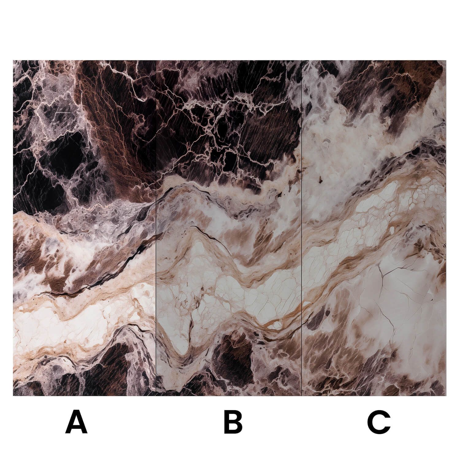 Panel stěnový XXL Emperador Černý Lesklý 120 x 280 cm 3 mm (A)