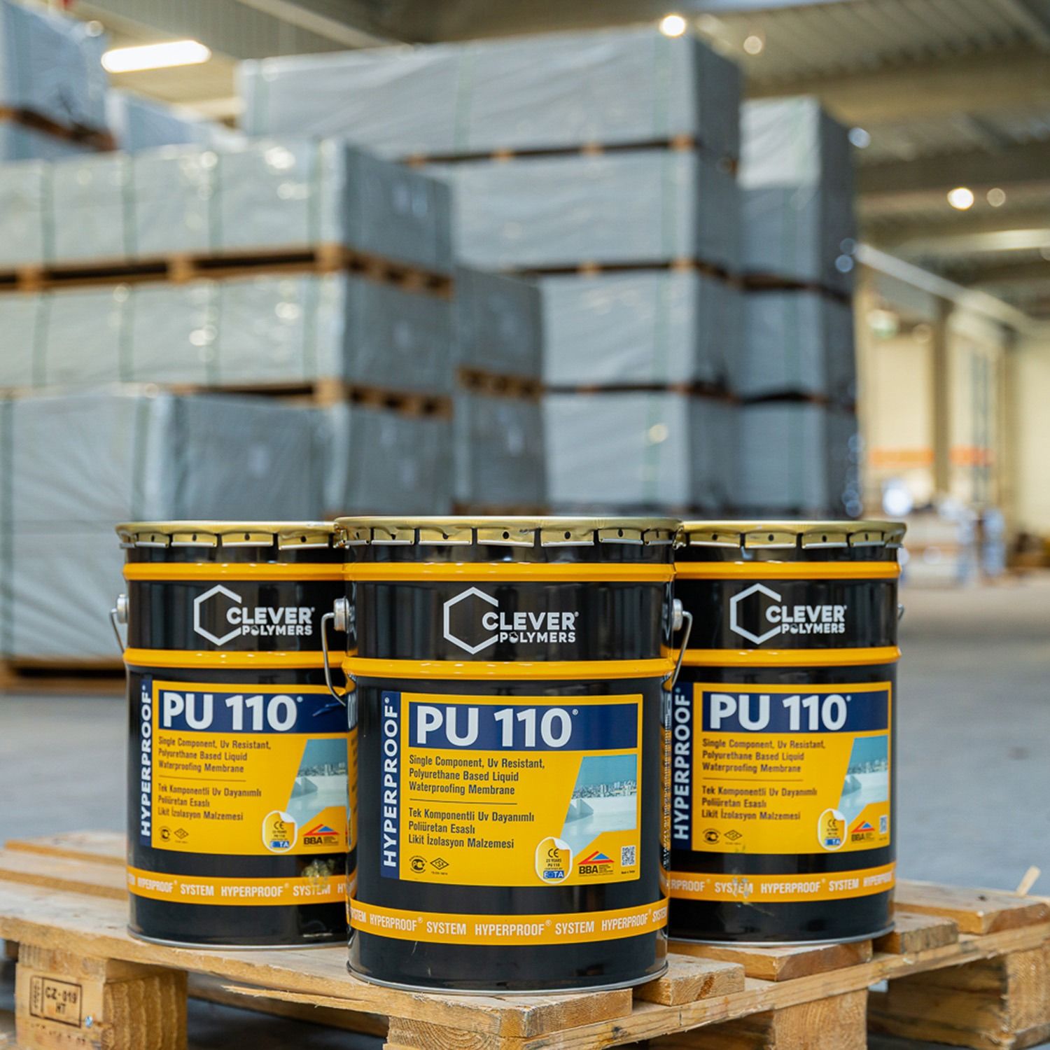 Jednokomponentní polyuretanová hydroizolace CLEVER PU110 – 25 kg Jednokomponentní polyuretanová hydroizolace CLEVER PU110 – 25 kg