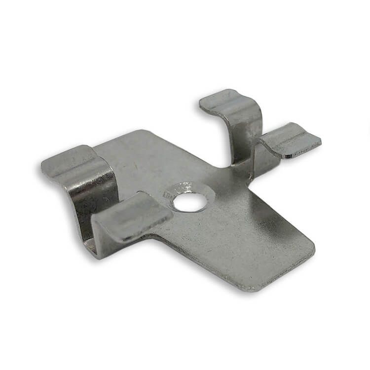 Klips montażowy ze stali nierdzewnej L-8 do deski Premium + wkręt – 100 szt.