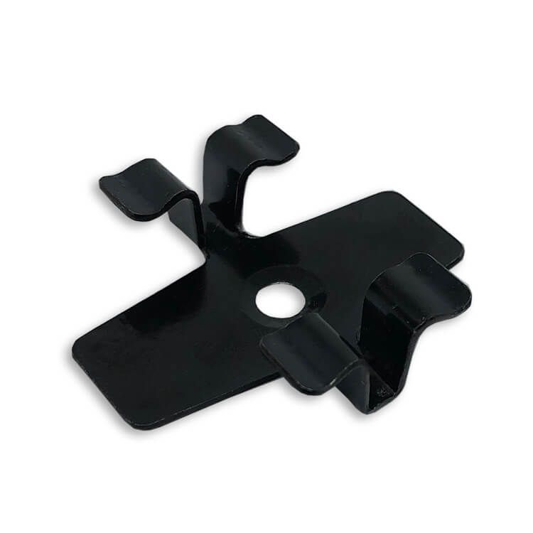 Klips ze stali nierdzewnej L-8 do deski Standard i Premium + wkręt – 100 szt. (CZARNY)