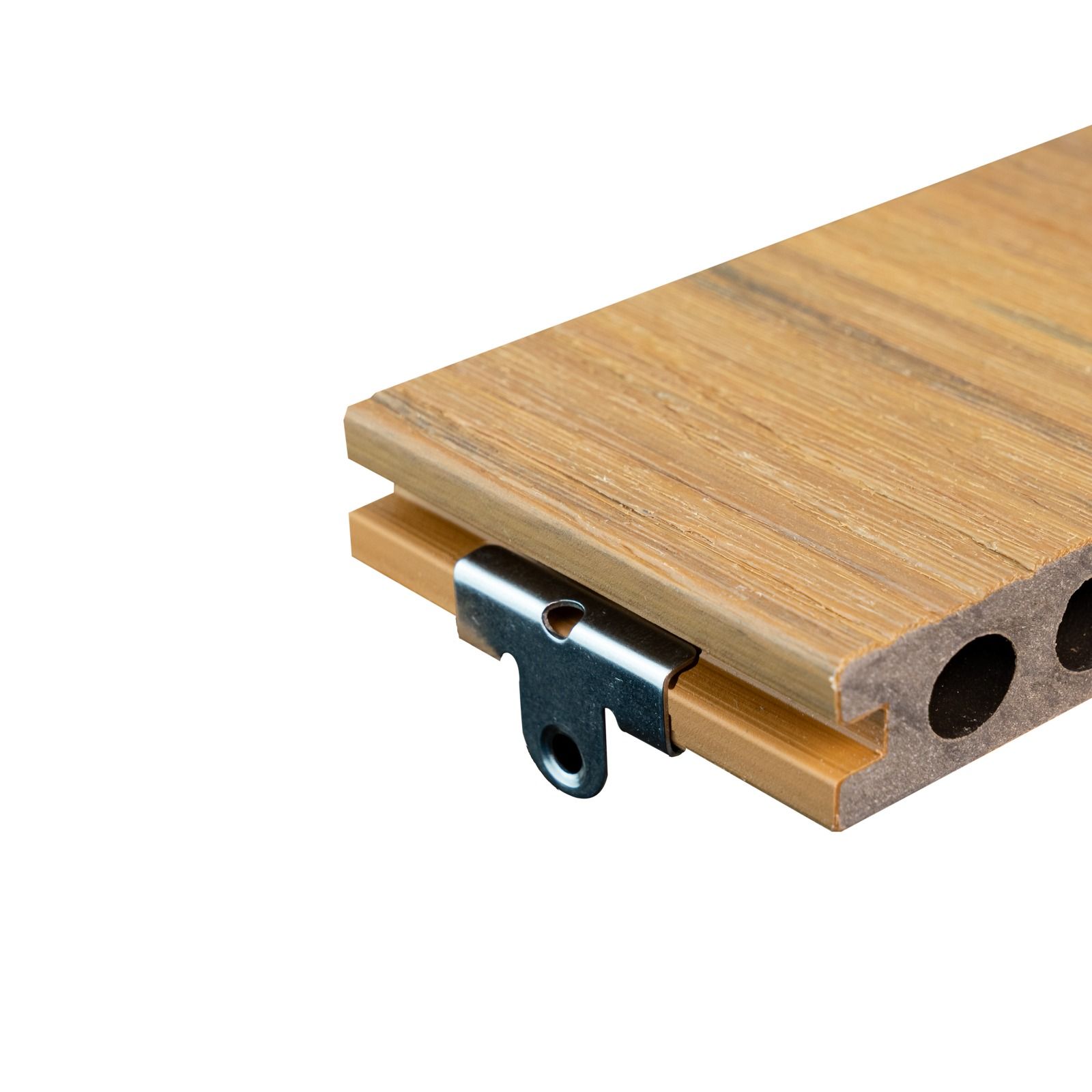 Startovací a koncové nerezový klips L-11 z nerezové oceli + šroub - 10 ks.