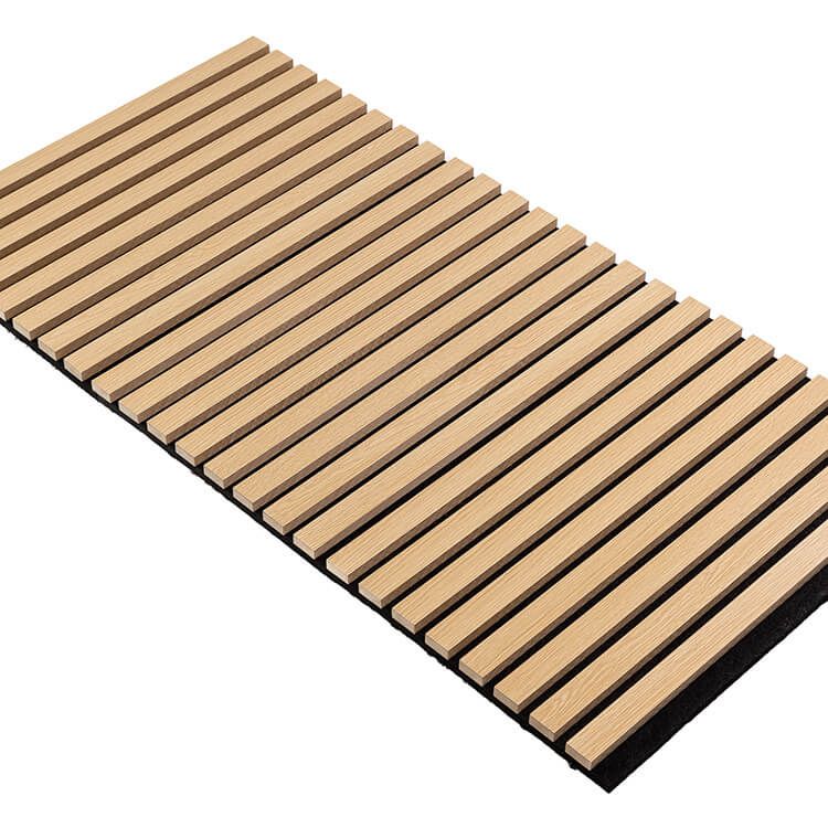 Lamele ścienne akustyczne na filcu Dąb Jasny 2 x 32 cm – dł. 2,7 m