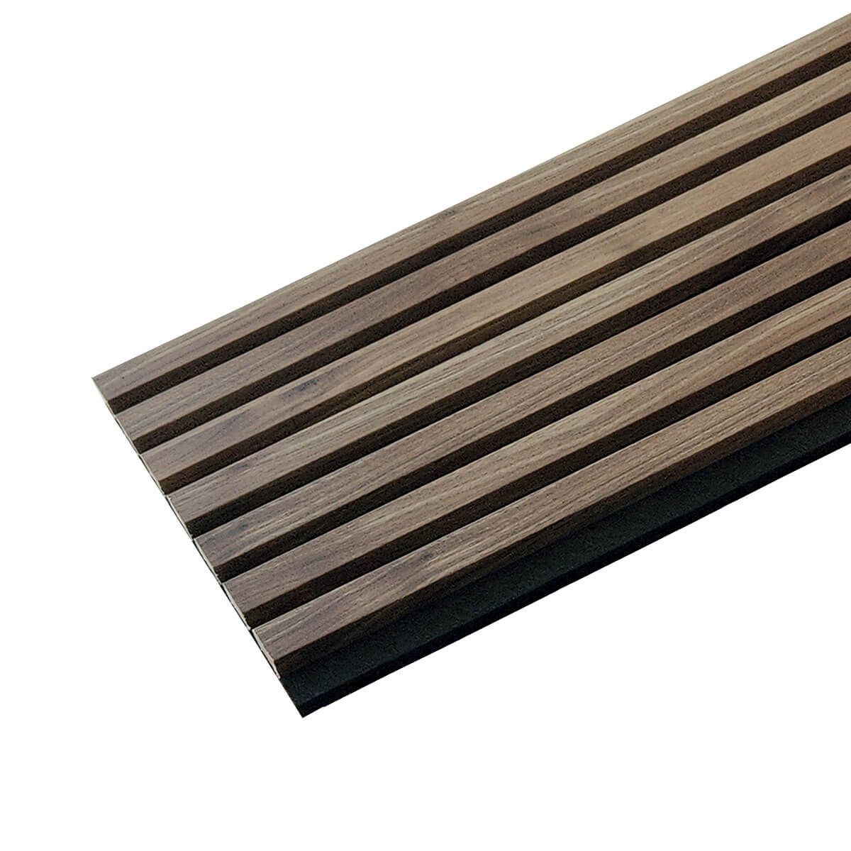 Lamele ścienne akustyczne na filcu Dąb Rustykalny 2,1 x 30,5 cm – dł. 2,7 m