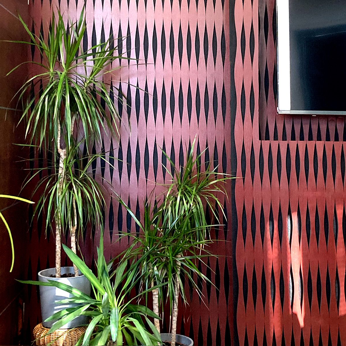 Lamele ścienne akustyczne na filcu V-Line Dąb Soft Fornir 2,1 x 30,5 cm – dł. 2,7 m