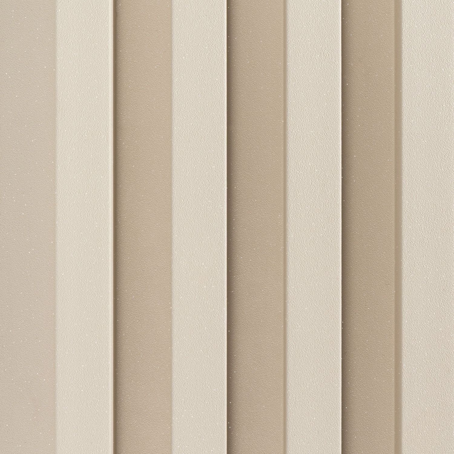 Lamele Ścienne Dekoracyjne Ecru Brokat 2,4 x 16,8 cm – dł. 2,7 m