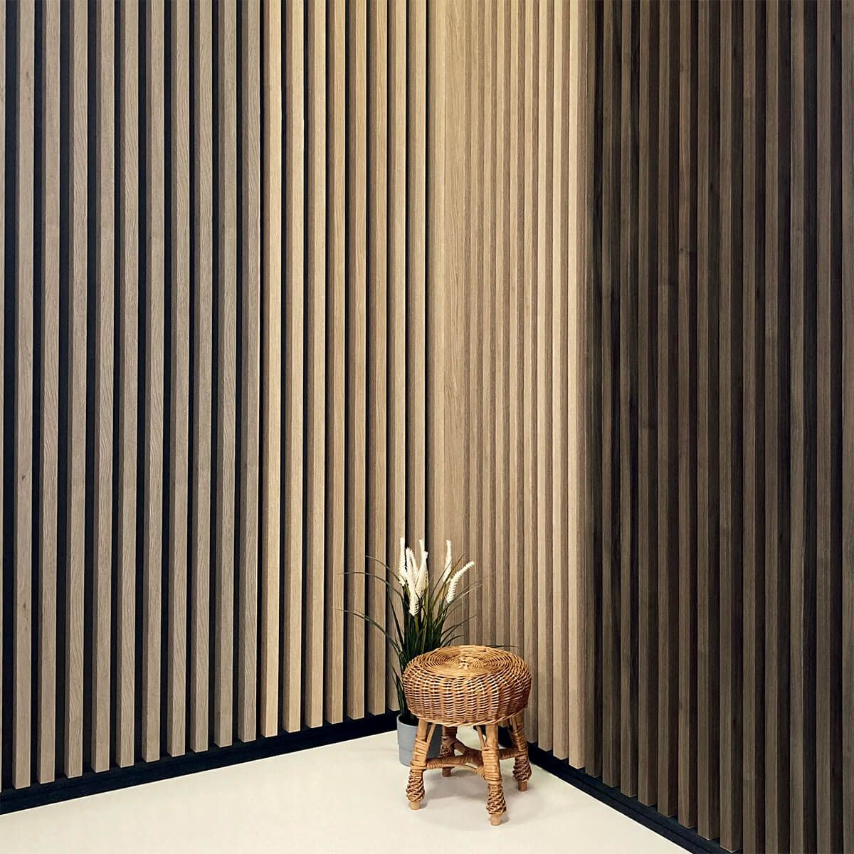 Lamele ścienne na płycie HDF Dąb Sonoma 4,1 x 17,5 cm – dł. 2,7 m