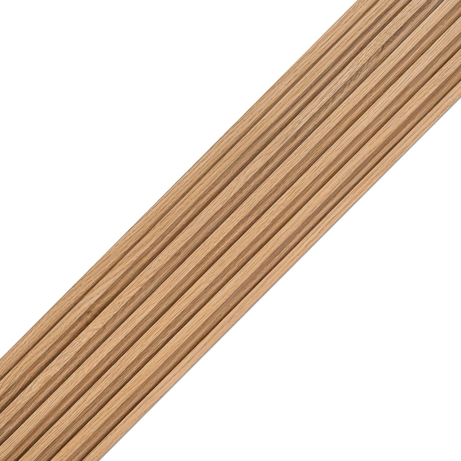 Lamely stěnové SPC nízké Zlatý Dub Mat 1,2 x 15,5 cm – 2,8 m