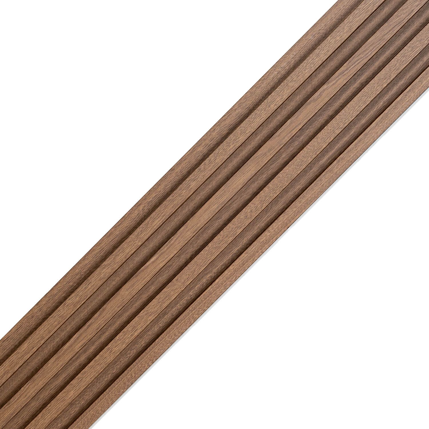 Lamely stěnové SPC vysoké Dub Tmavý Mat 1,7 x 14,9 cm – 2,8 m