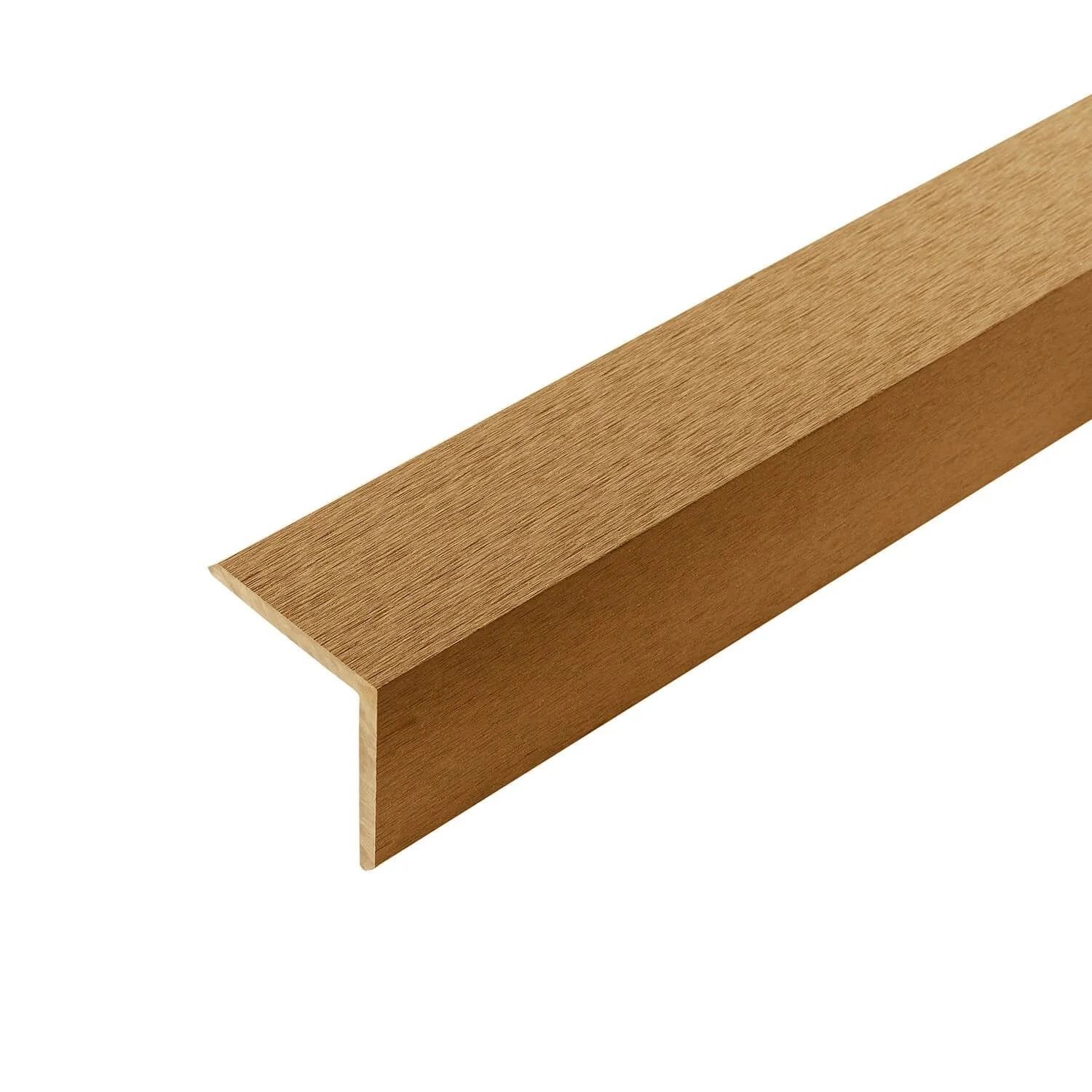 Kompozitní Rohová Lišta Classic Světle Hnědý 48×48 mm – 2,4 m Kompozitní Rohová Lišta Classic Světle Hnědý 48×48 mm – 2,4 m