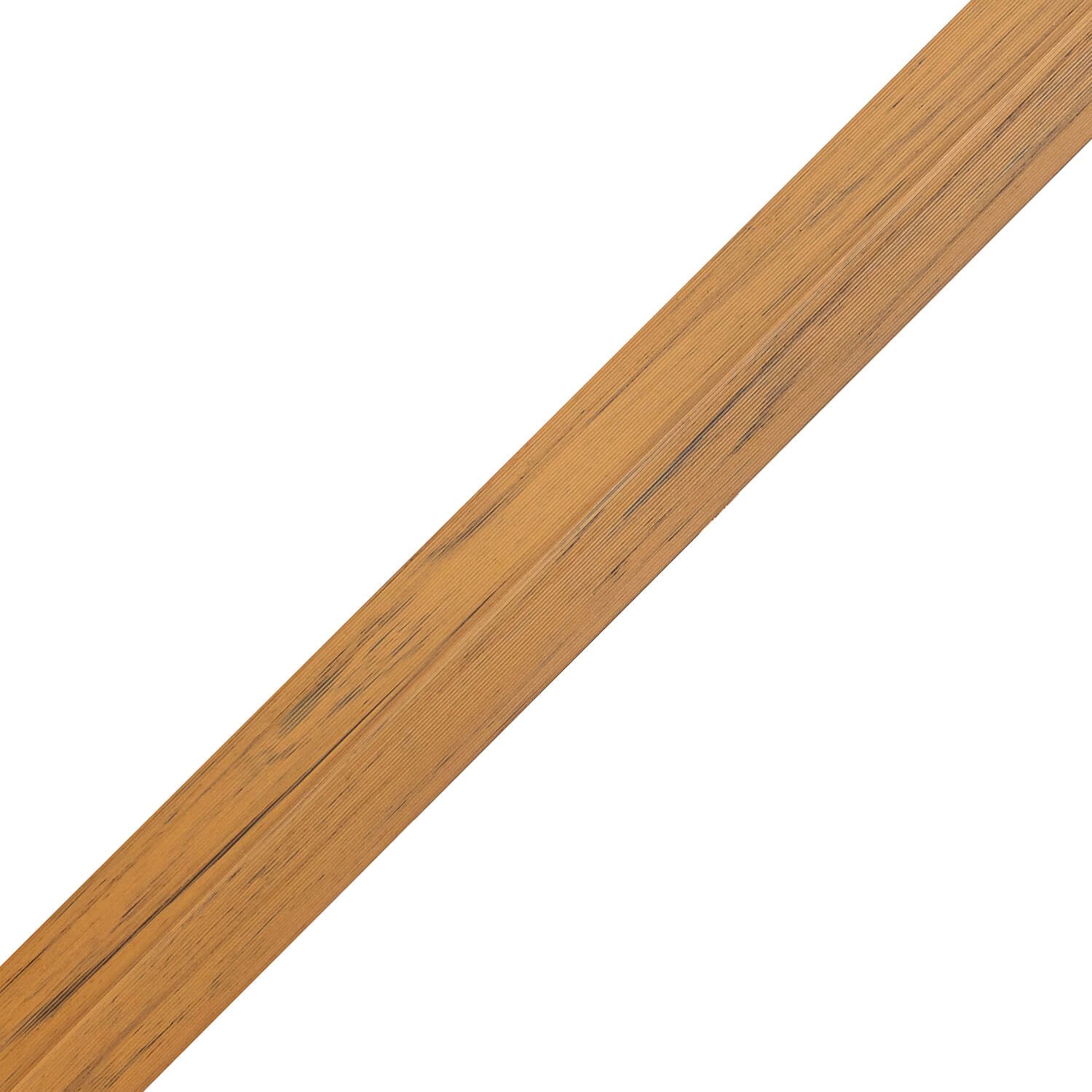 Lišta Rohová Lamelová Premium Dub Přírodní / Černý 36,5 mm – 2,9 m