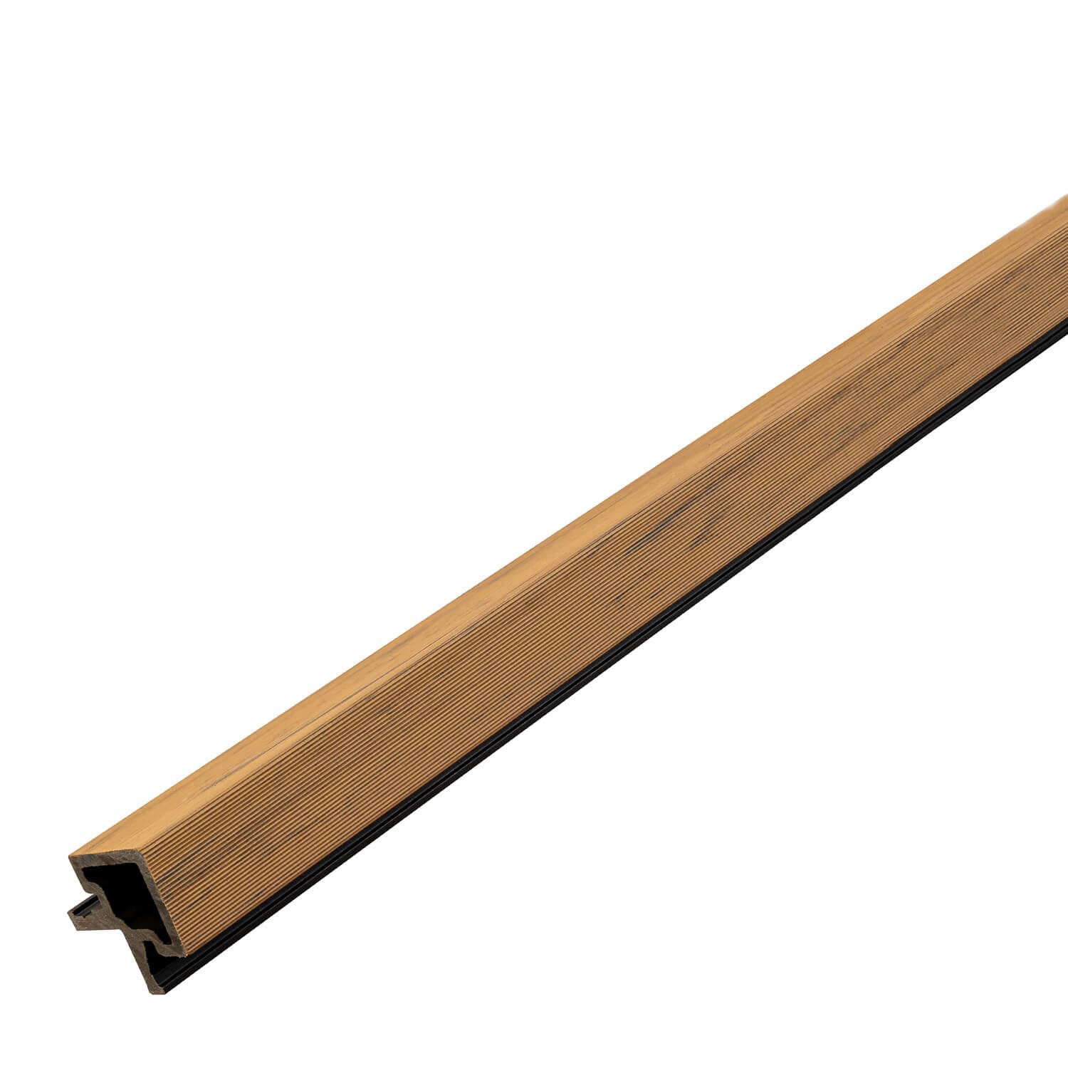 Lišta Rohová Lamelová Premium Dub Přírodní / Černý 36,5 mm – 2,9 m