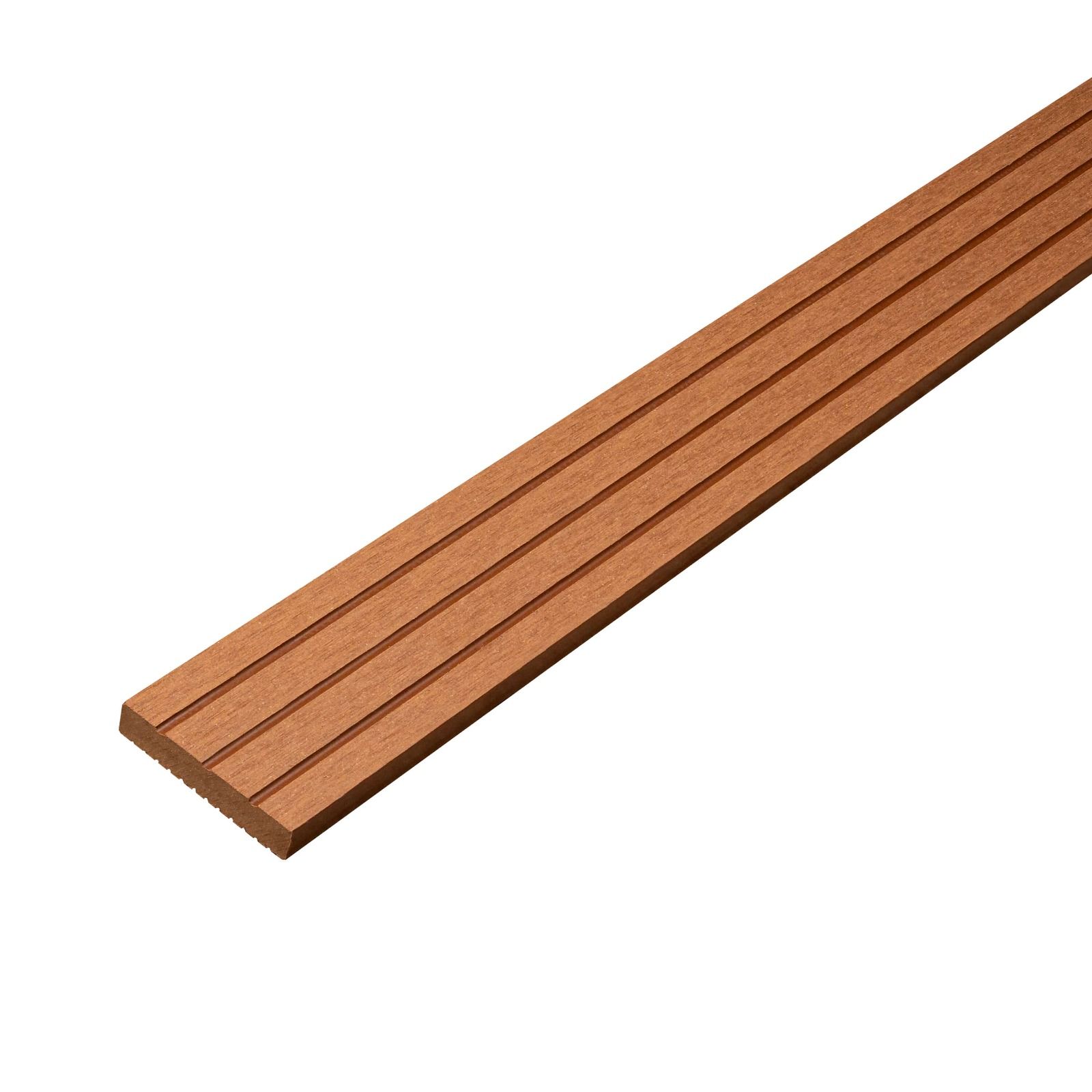 Kompozitní Krycí Lišta Classic Přírodní Hnědý 55 x 10 mm – 2,4 m