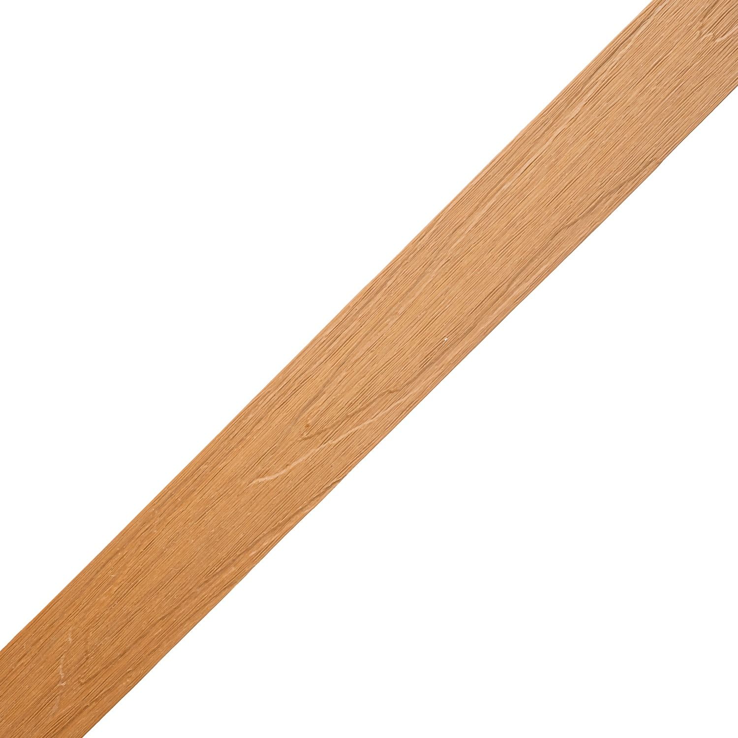 Kompozitní Plochá Lišta Premium Přírodní Dub 50x10 mm – 2,4 m