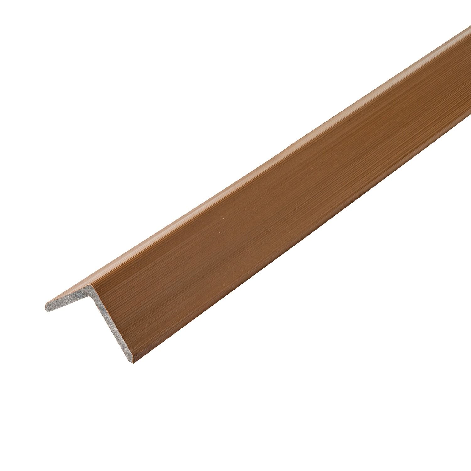 Kompozitní Rohová Lišta Premium Teak 50x50 mm - 2,9 m