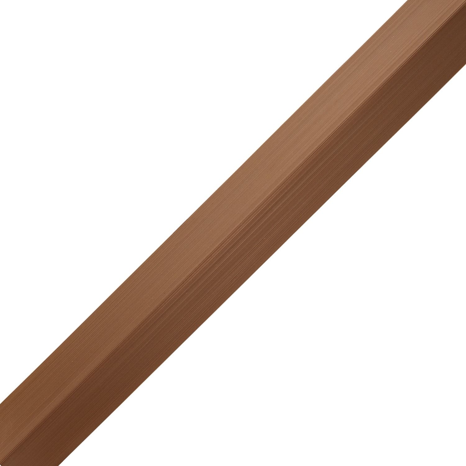 Kompozitní Rohová Lišta Premium Teak 50x50 mm - 2,9 m