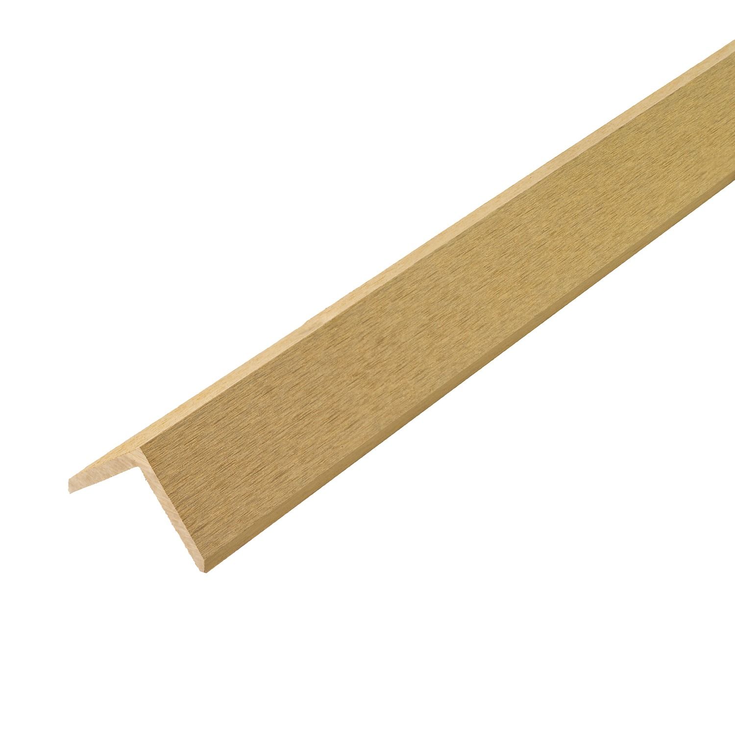 Kompozitní Rohová Lišta Standard Medový Teak – 2,4 m