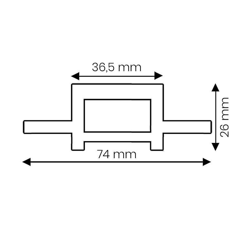Spojovací Lišta Lamelová Premium Dub Jantarový / Černý – 2,9 m Spojovací Lišta Lamelová Premium Dub Jantarový / Černý – 2,9 m