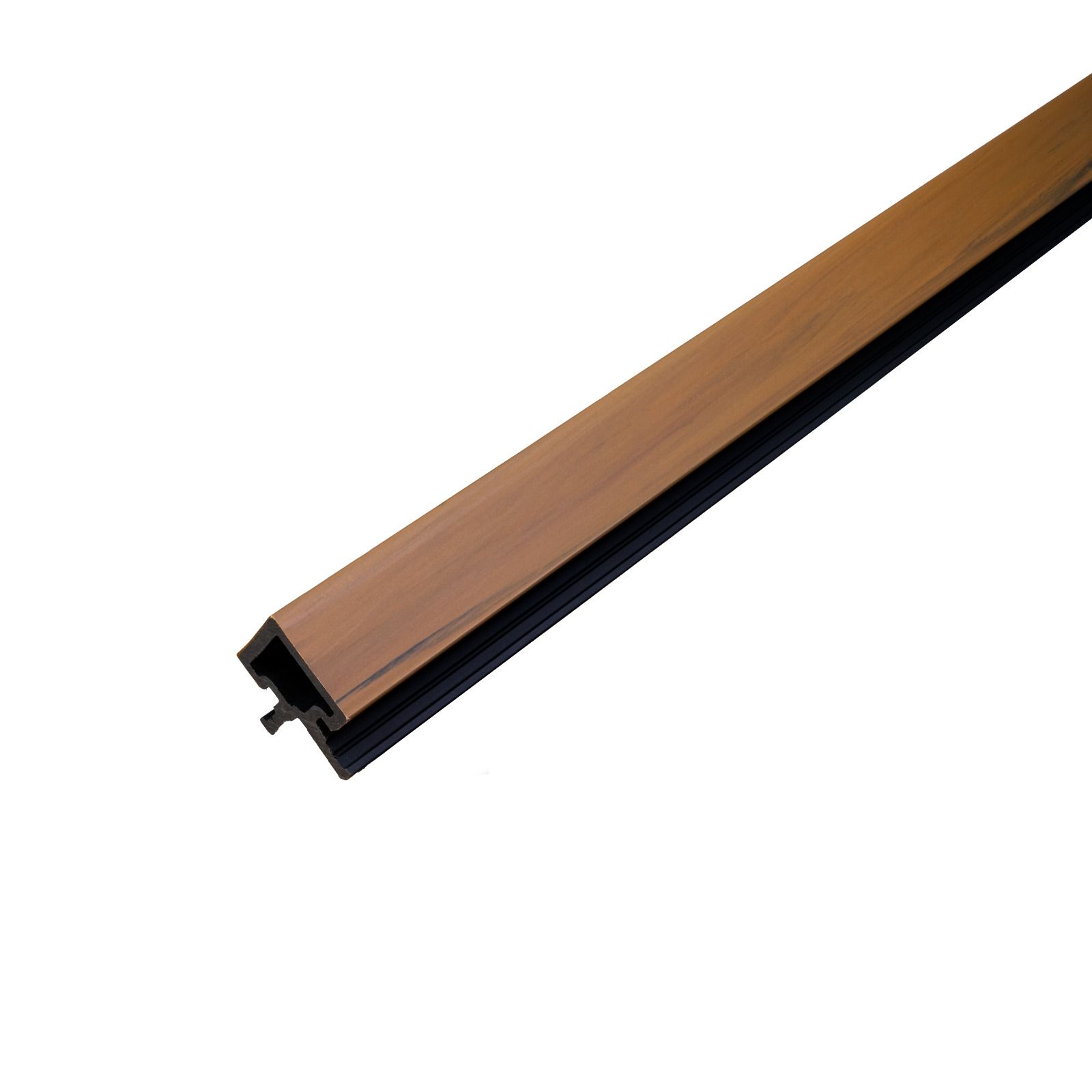 Lišta Rohová Lamelová Premium Zlatý Dub / Černý 36,5 mm – 2,9 m