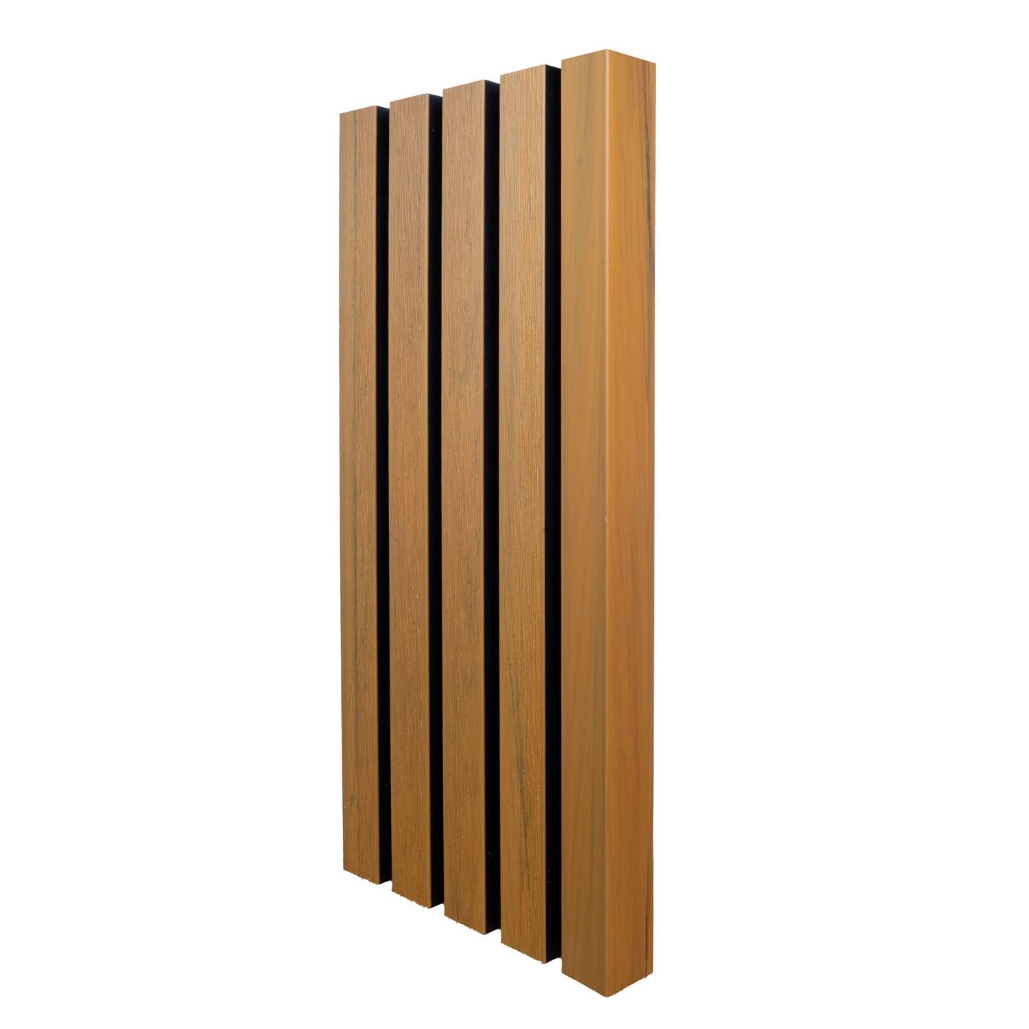 Lišta Lamelová typu F Premium Zlatý Dub / Černý 36,5 x 49,5 mm – 2,9 m