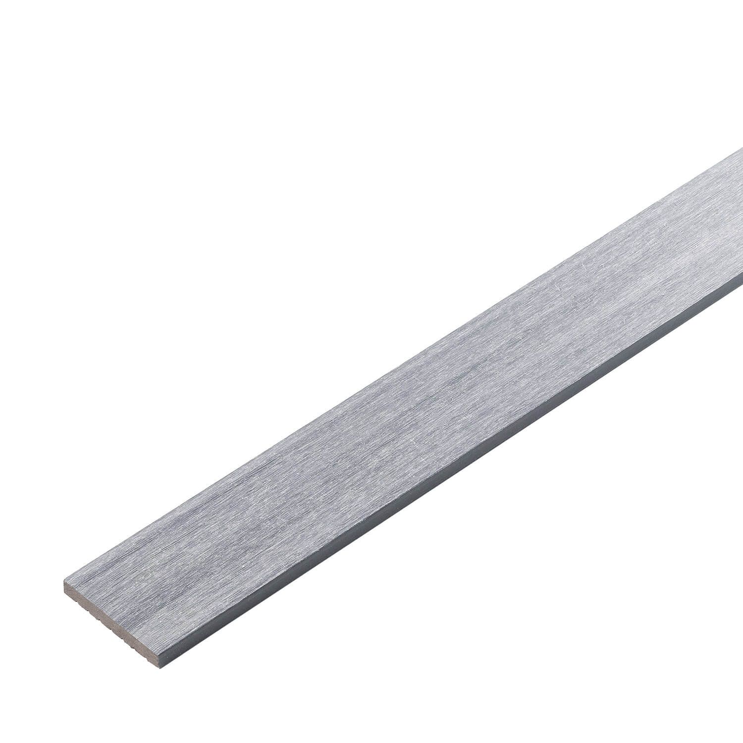 Kompozitní Plochá Lišta Premium Light Gray 70x10 mm – 2,9 m Kompozitní Plochá Lišta Premium Light Gray 70x10 mm – 2,9 m