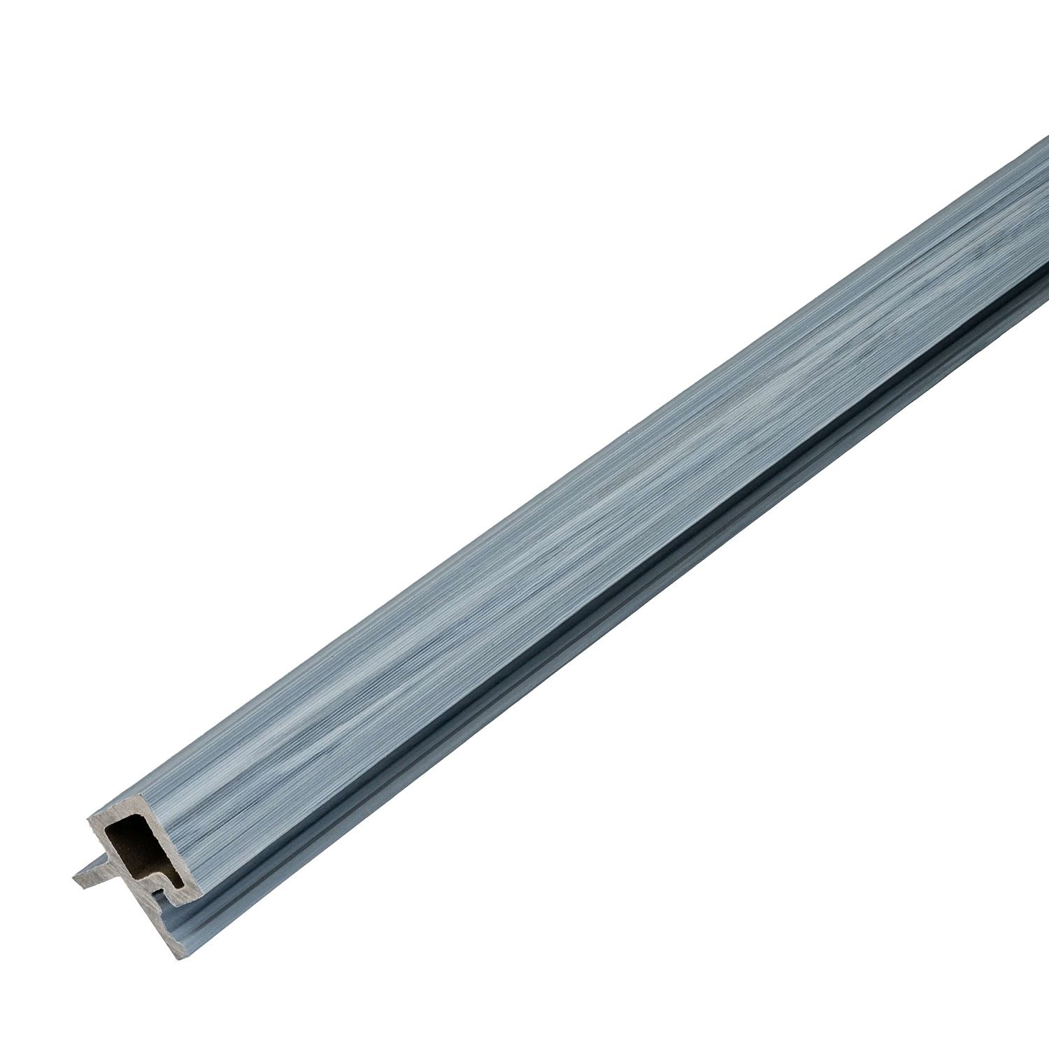 Oboustranná Lišta Lamelová Univerzální Premium Silver Gray 43,5 mm – 2,9 m