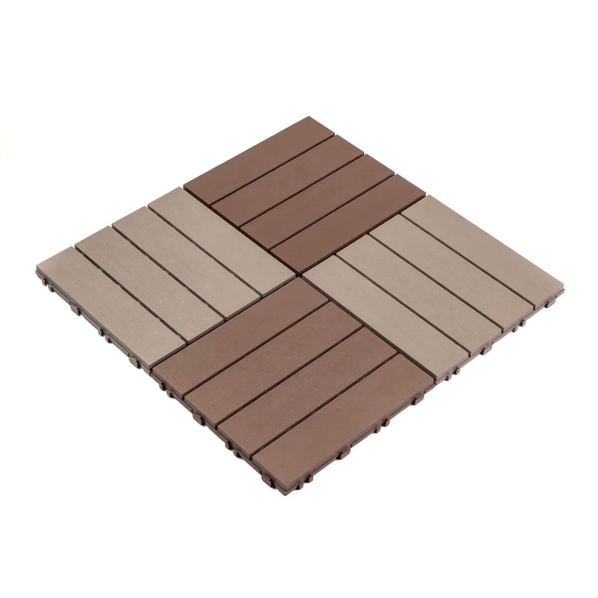 Podest Tarasowy Uni-Floor PCV Eco Brąz 29 x 29 x 2 cm
