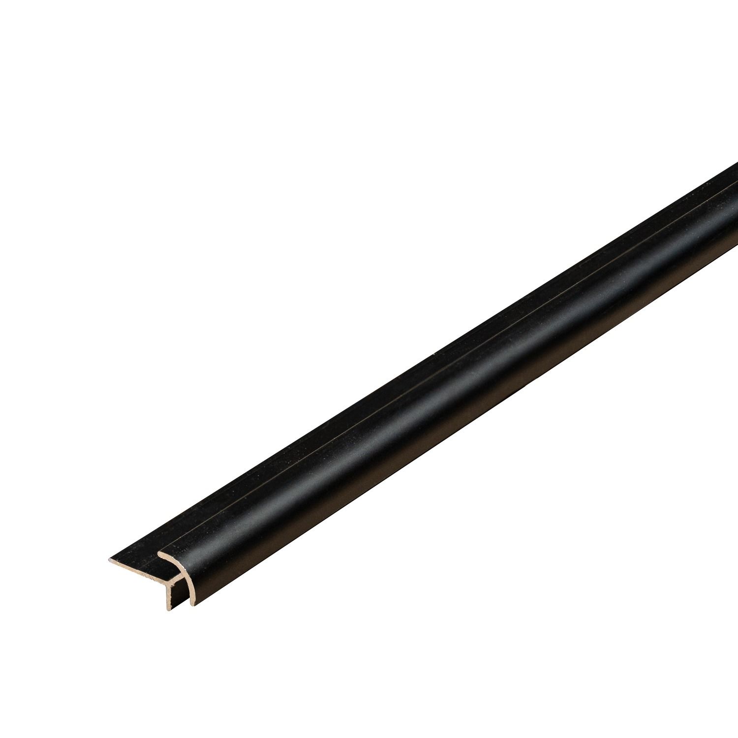 Hliníkový vnější rohový profil 3,5 mm pro stěnové panely Černý Mat – 2,9 m