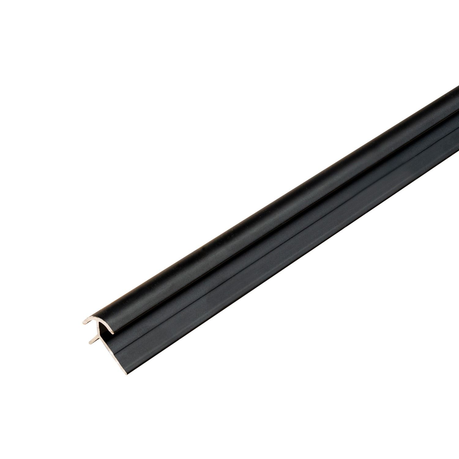 Hliníkový vnější rohový profil 3,5 mm pro stěnové panely Černý Mat – 2,9 m