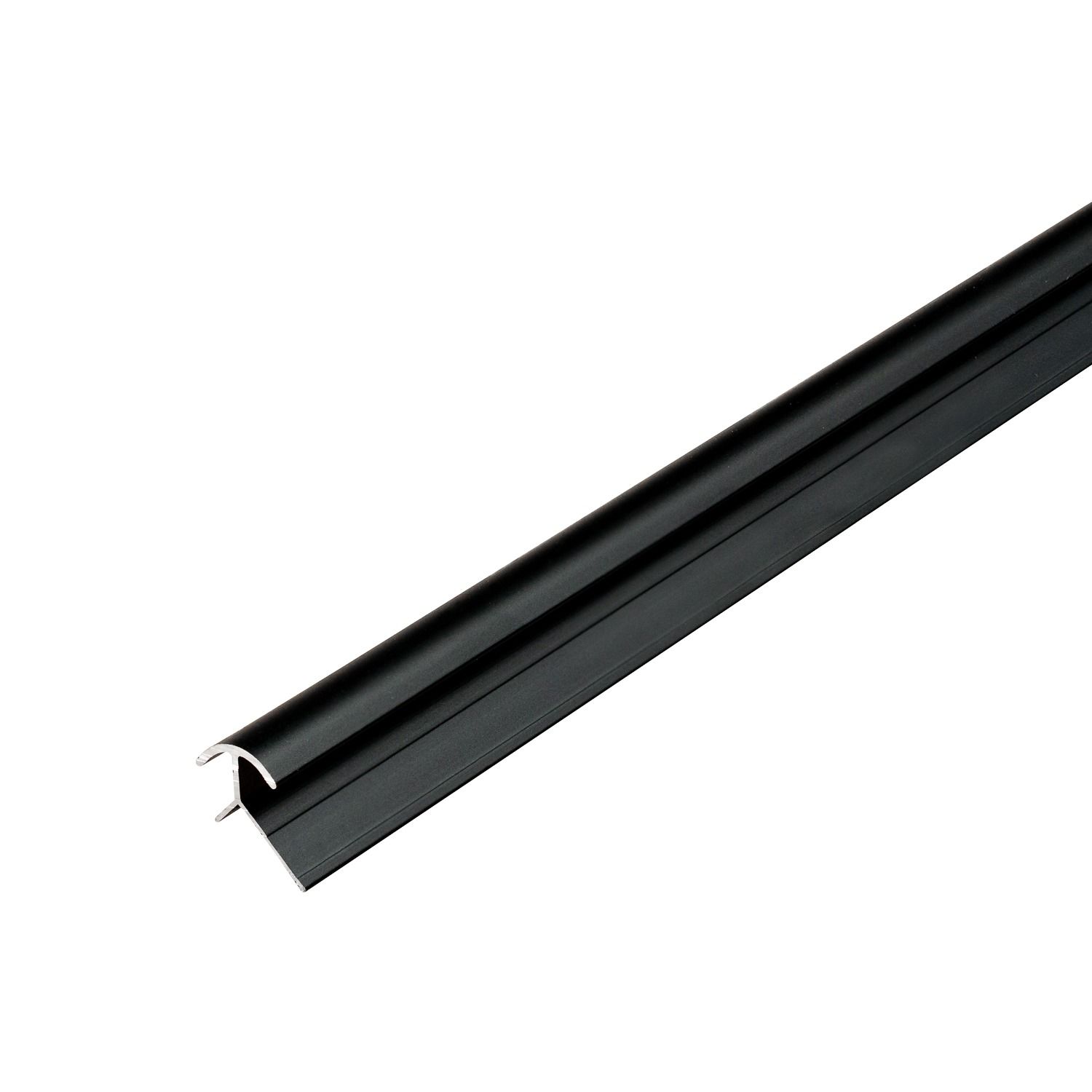 Hliníkový vnější rohový profil 4,5 mm pro stěnové panely Černý Mat – 2,9 m