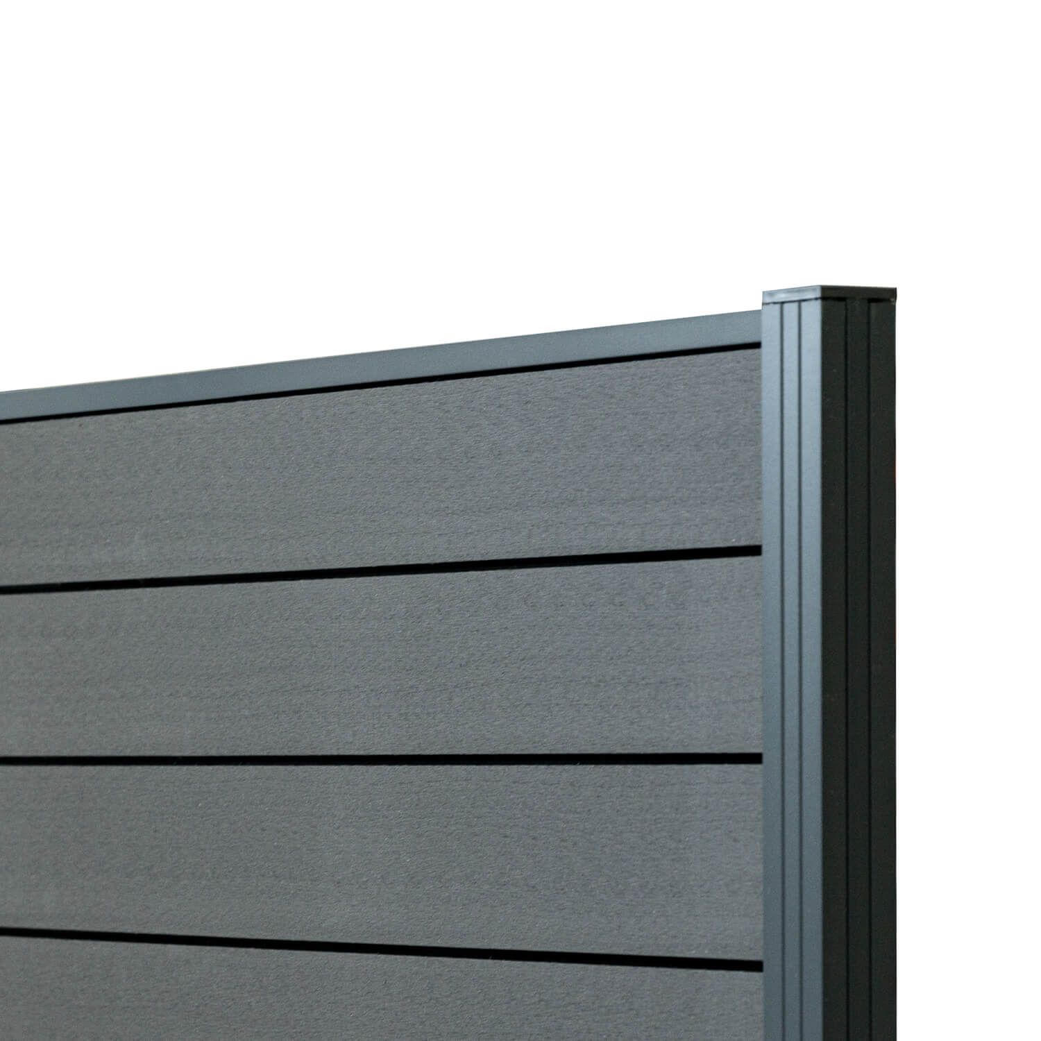 Kompozitní plotový panel Standard Antracit – 1 sloupek Kompozitní plotový panel Standard Antracit – 1 sloupek