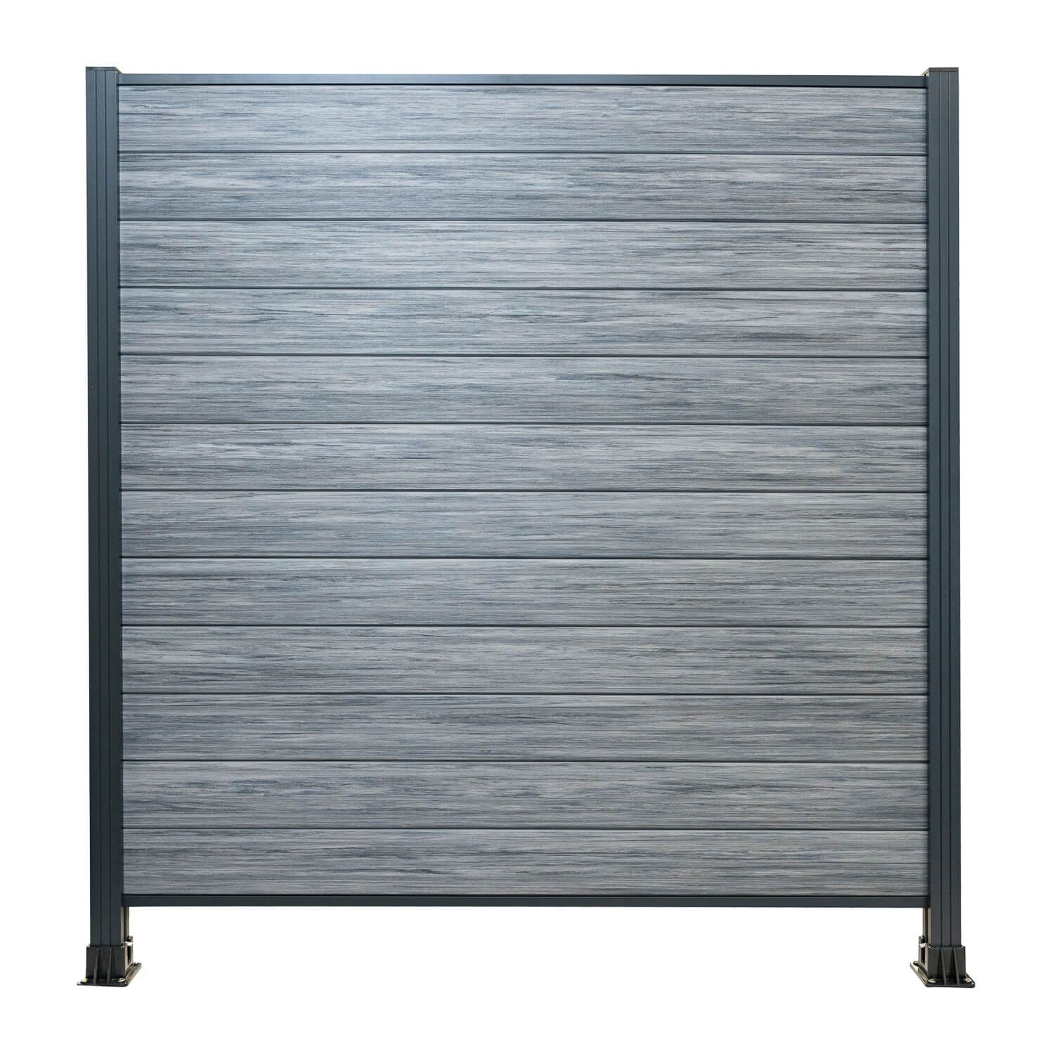 Panel ogrodzeniowy kompozytowy Premium Gray – 2 słupki