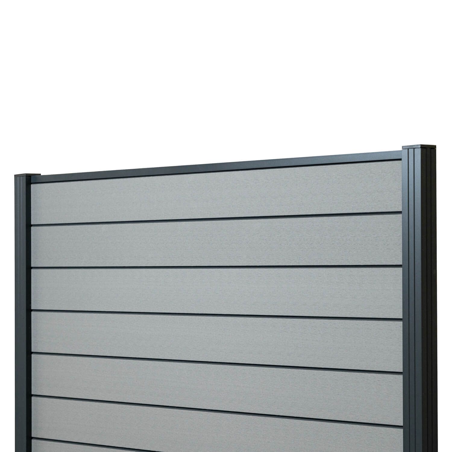 Kompozitní plotový panel Standard šedý – 1 sloupek Kompozitní plotový panel Standard šedý – 1 sloupek