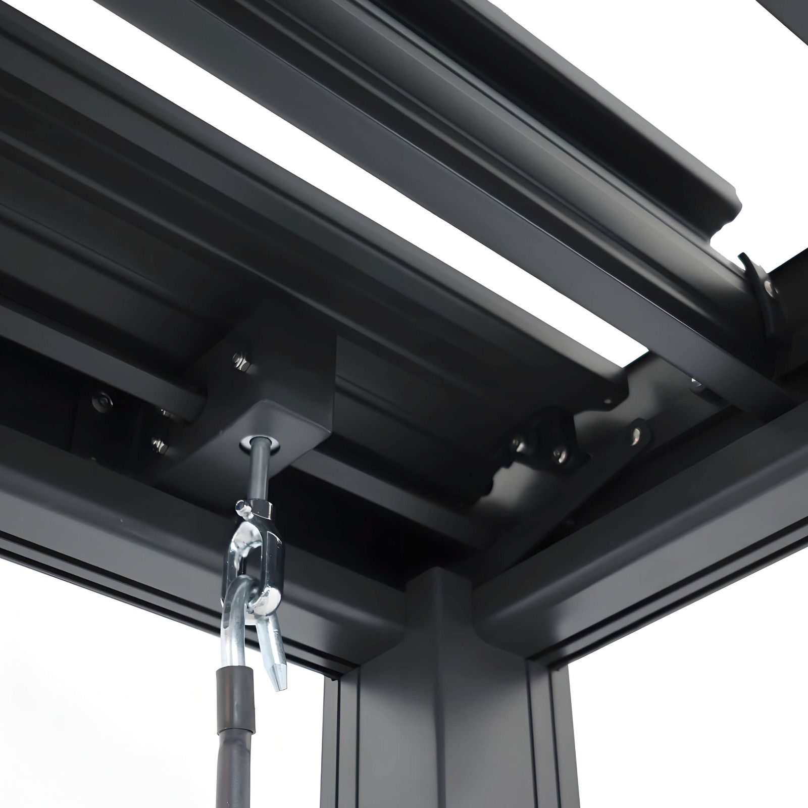 Hliníková zahradní pergola s nastavitelnou střechou Antracit 3 x 4 m