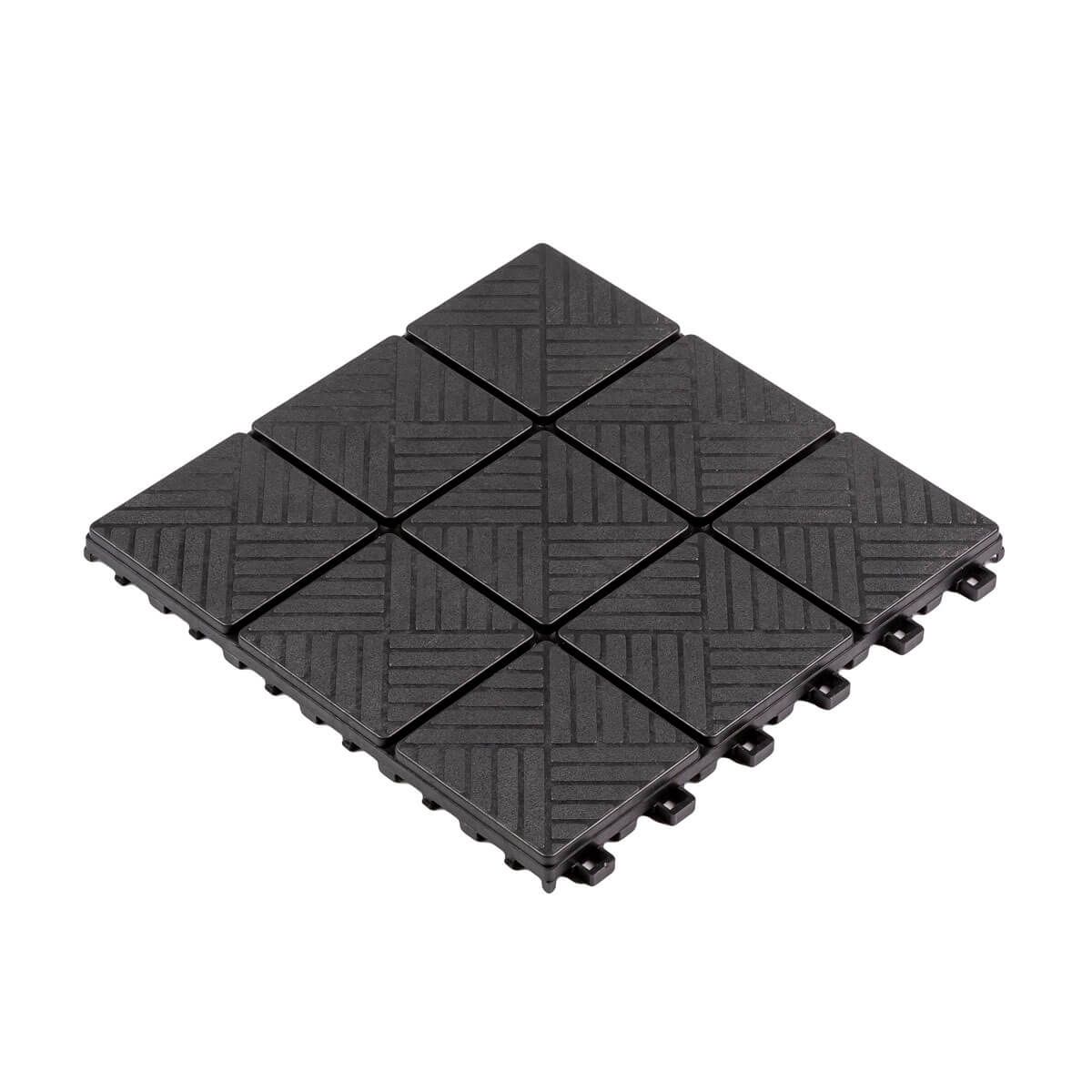 Płytka Ogrodowa Tarasowa Uni-Floor Kostka Antracyt 29 x 29 x 2 cm