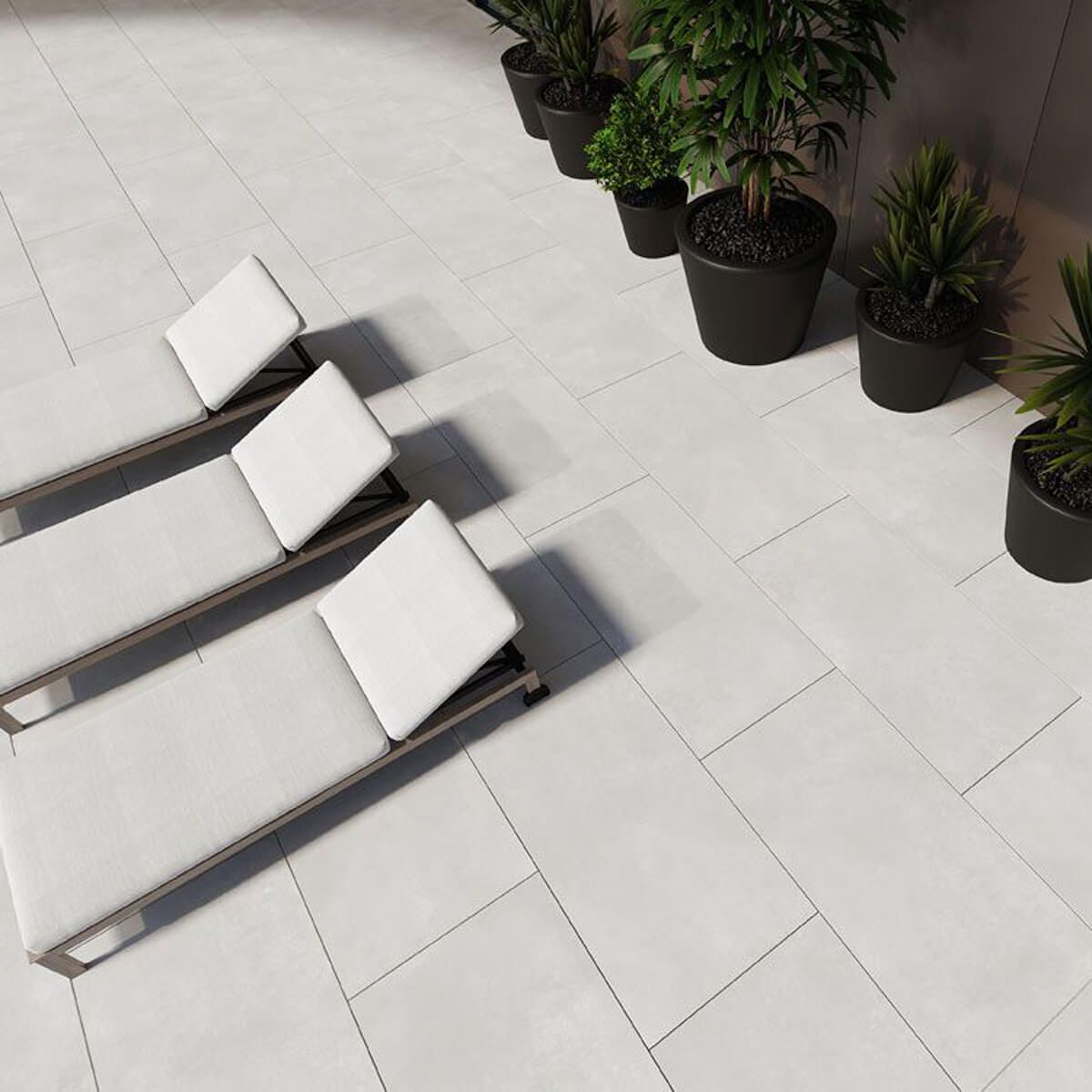 Płyta Tarasowa Gresowa Urban Beton Beige 60x60x2 cm