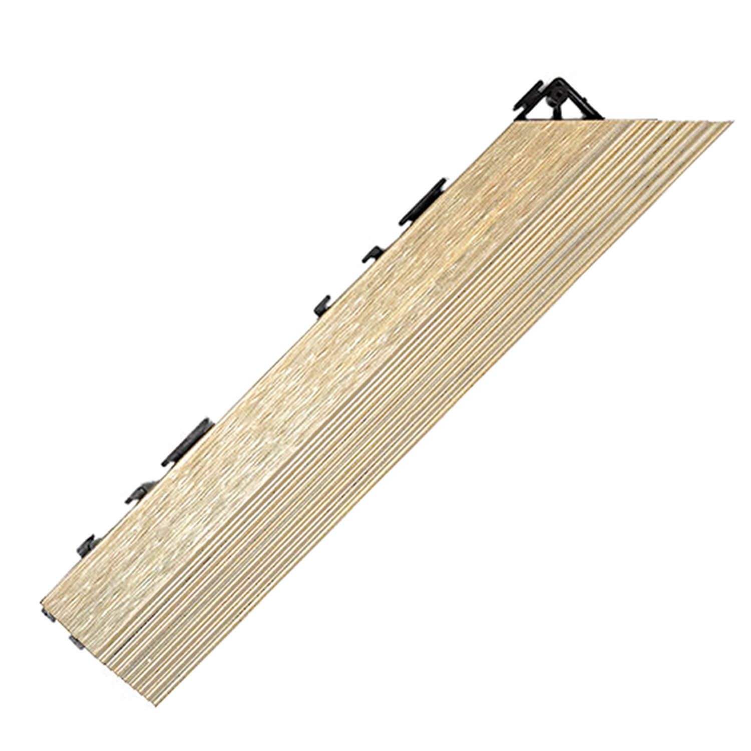 Terasová Dlažba WPC Rohový Pravý Ecru