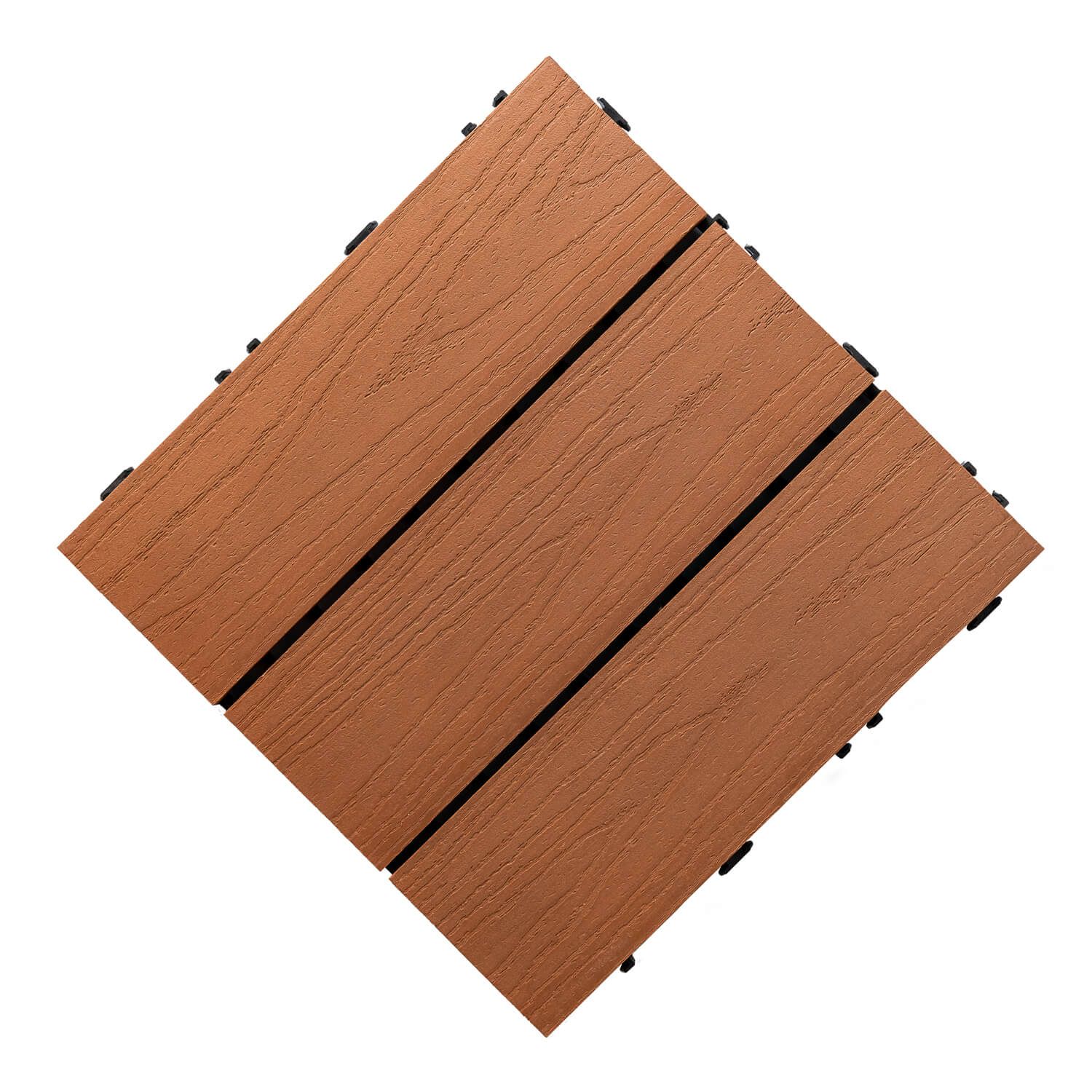 WPC Terasová Dlaždice 3D Solid Světle Hnědý 30 x 30 x 2,5 cm WPC Terasová Dlaždice 3D Solid Světle Hnědý 30 x 30 x 2,5 cm