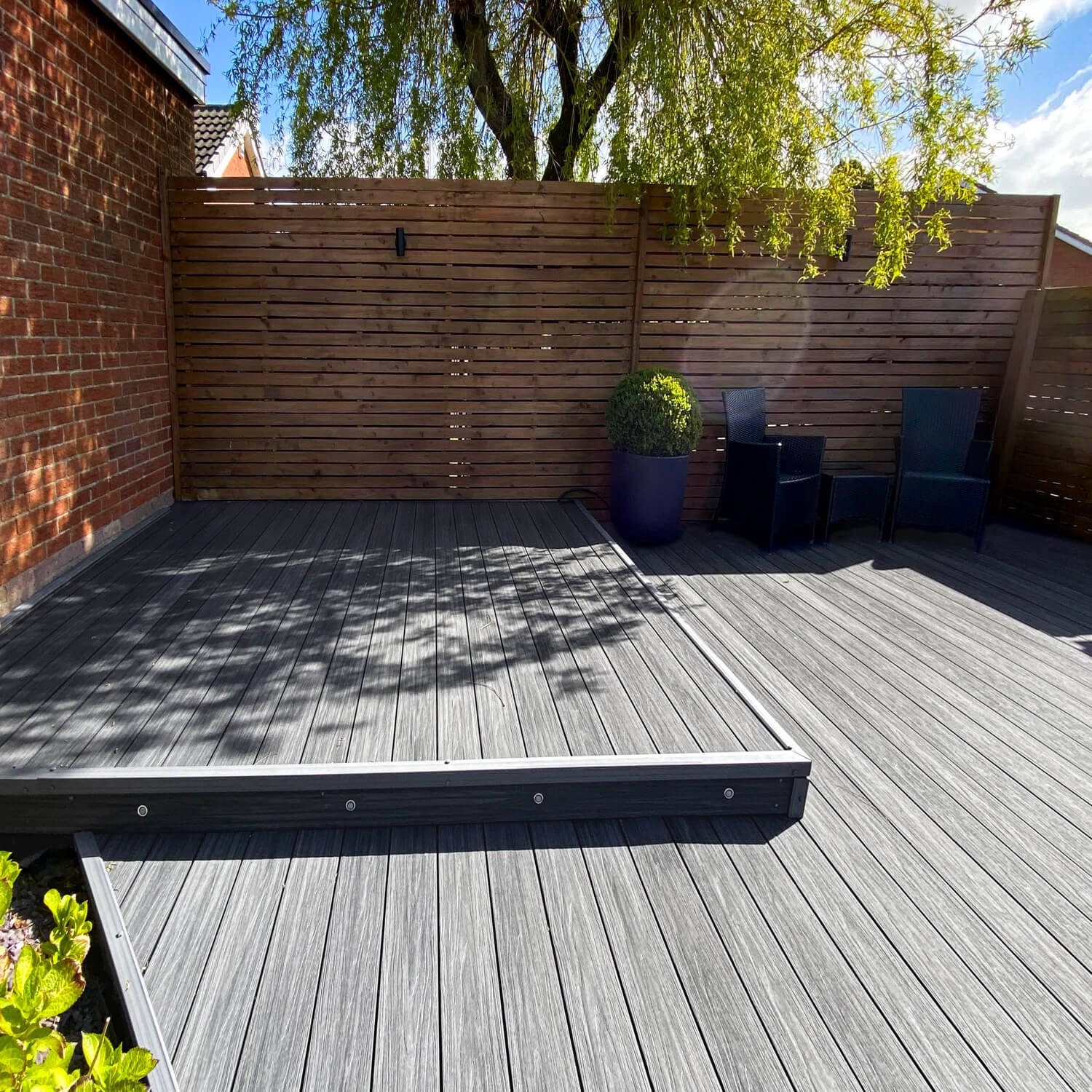 Deska Tarasowa Kompozytowa Premium Gray / Antracyt – dł. 4 m